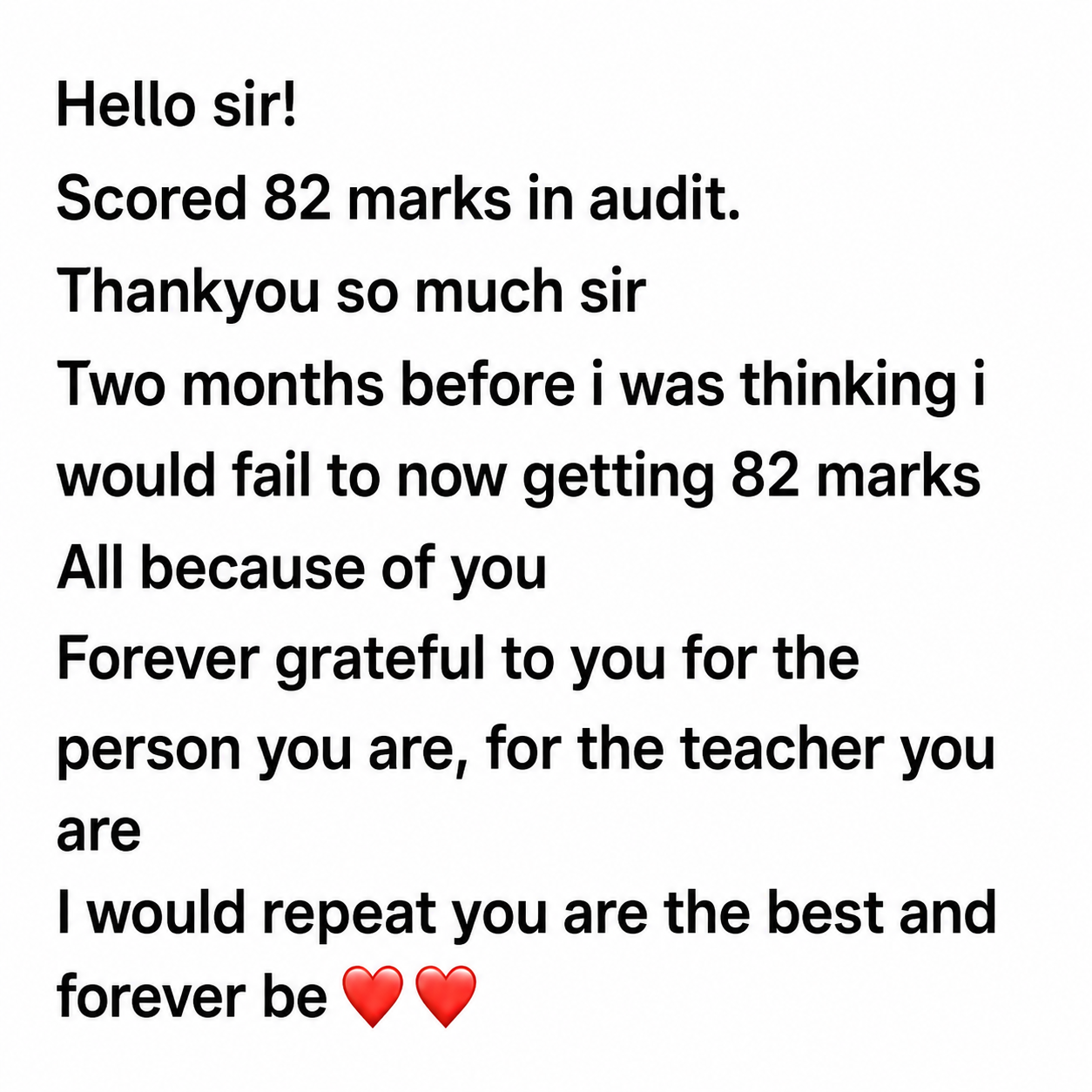 Student Feedback
